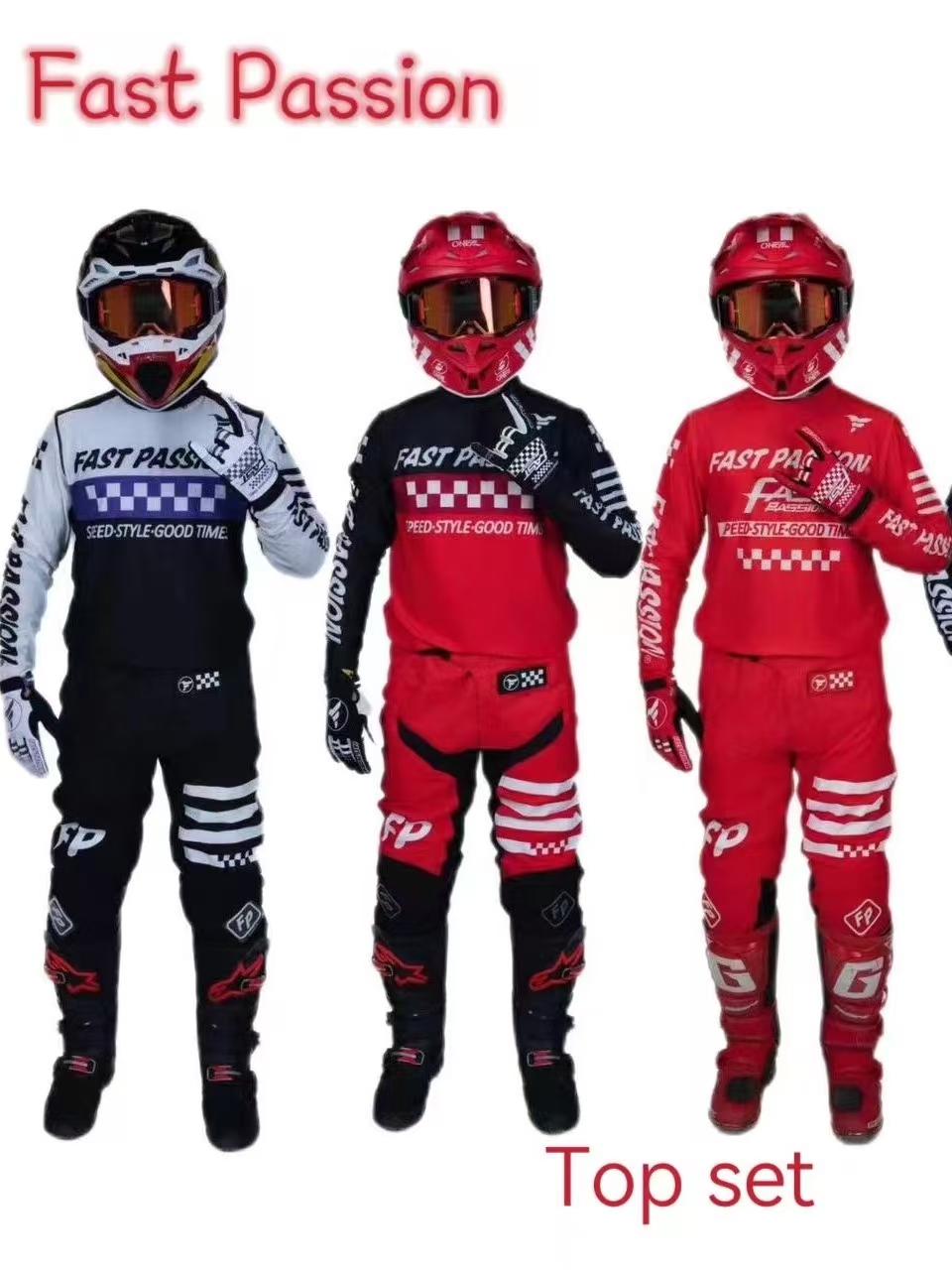 Motorcycle Gear Bundle - 2025 fastpassion fox Motocross Ekipman Seti