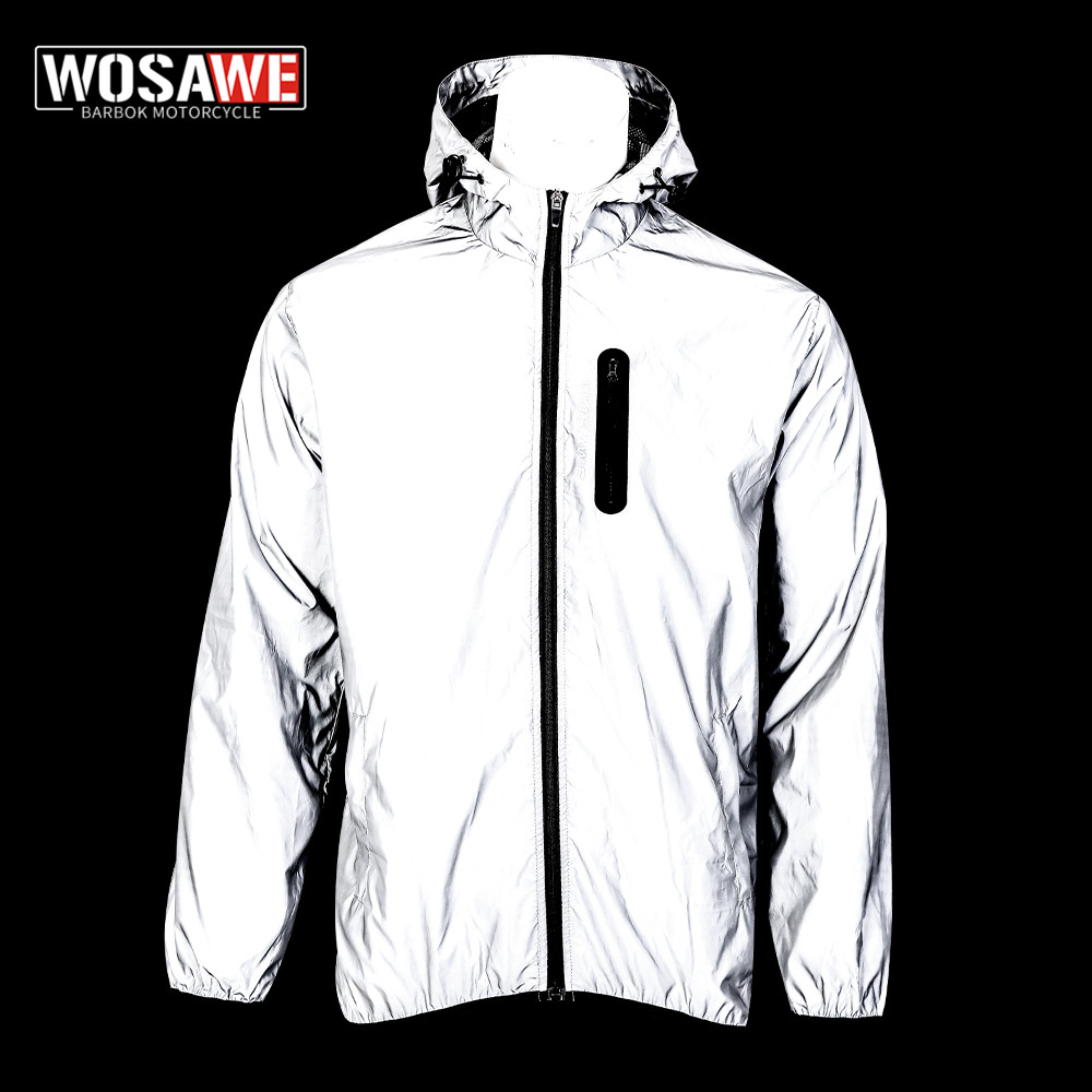 Gearx Motorcycle Jacket - WOSAWE Sonbahar Kış Erkekler Yansıtıcı Ceket
