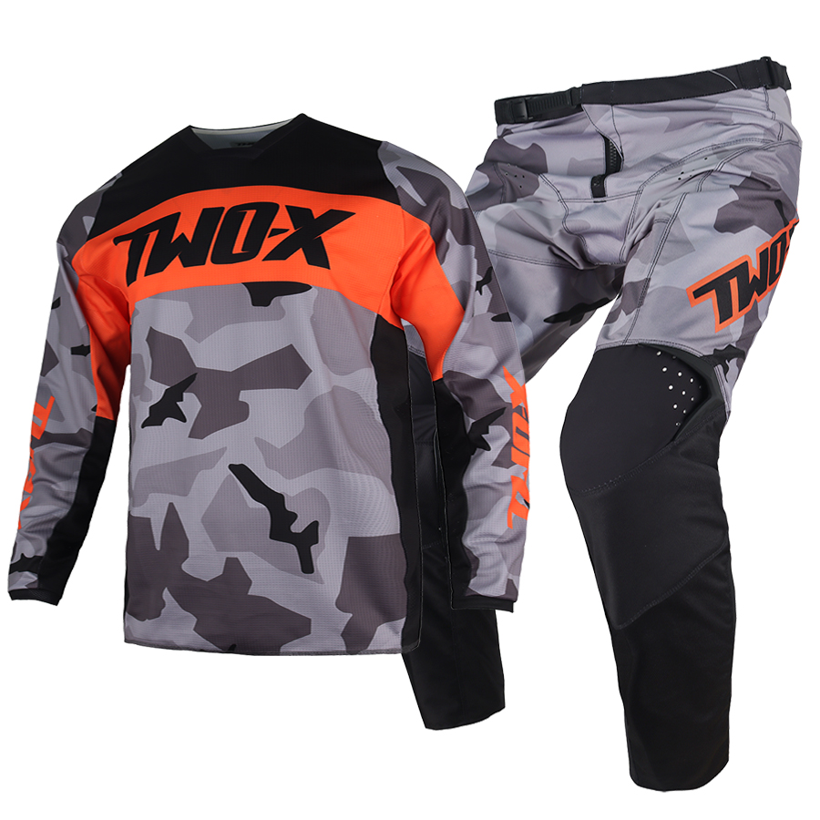 Motorcycle Gear Bundle - Yeni Two-X Youth Motocross 180 Bnkr