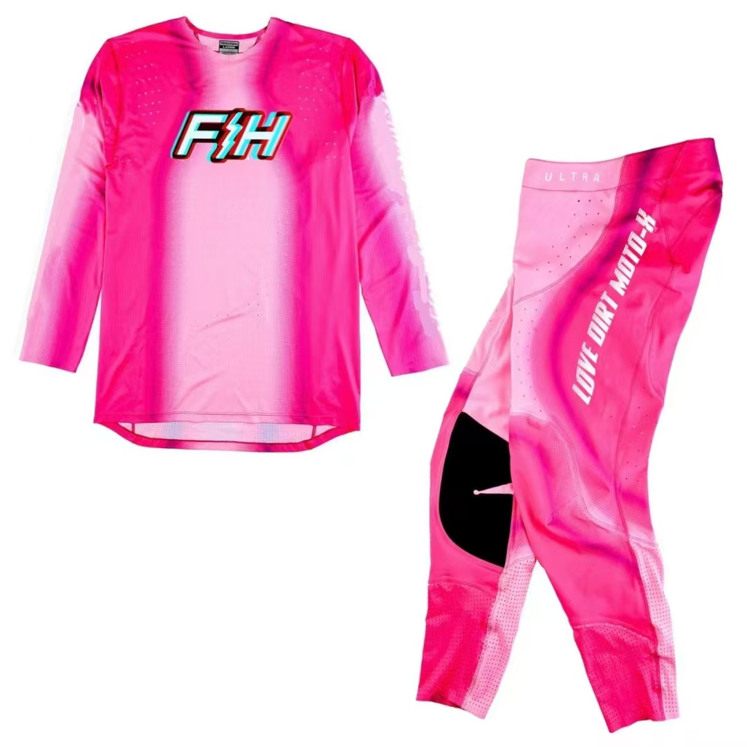 Motorcycle Gear Bundle - 2025 FH Pembe Motokros Ekipman Seti